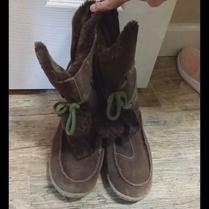 Wilson Leather Fur lined Boots Size 9
